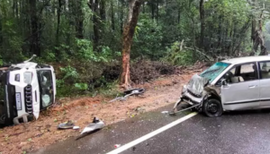 ಬೆಳ್ತಂಗಡಿ: ಎರಡು ಕಾರುಗಳು ಮುಖಾಮುಖಿ ಢಿಕ್ಕಿ- 6 ಮಂದಿಗೆ ಗಾಯ
